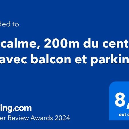 Апартаменты Au Calme, 200M Du Centre T2 Avec Balcon Et Parking Каси Экстерьер фото